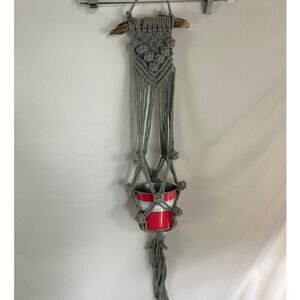 Macrame Plant Holder for Medium Pots